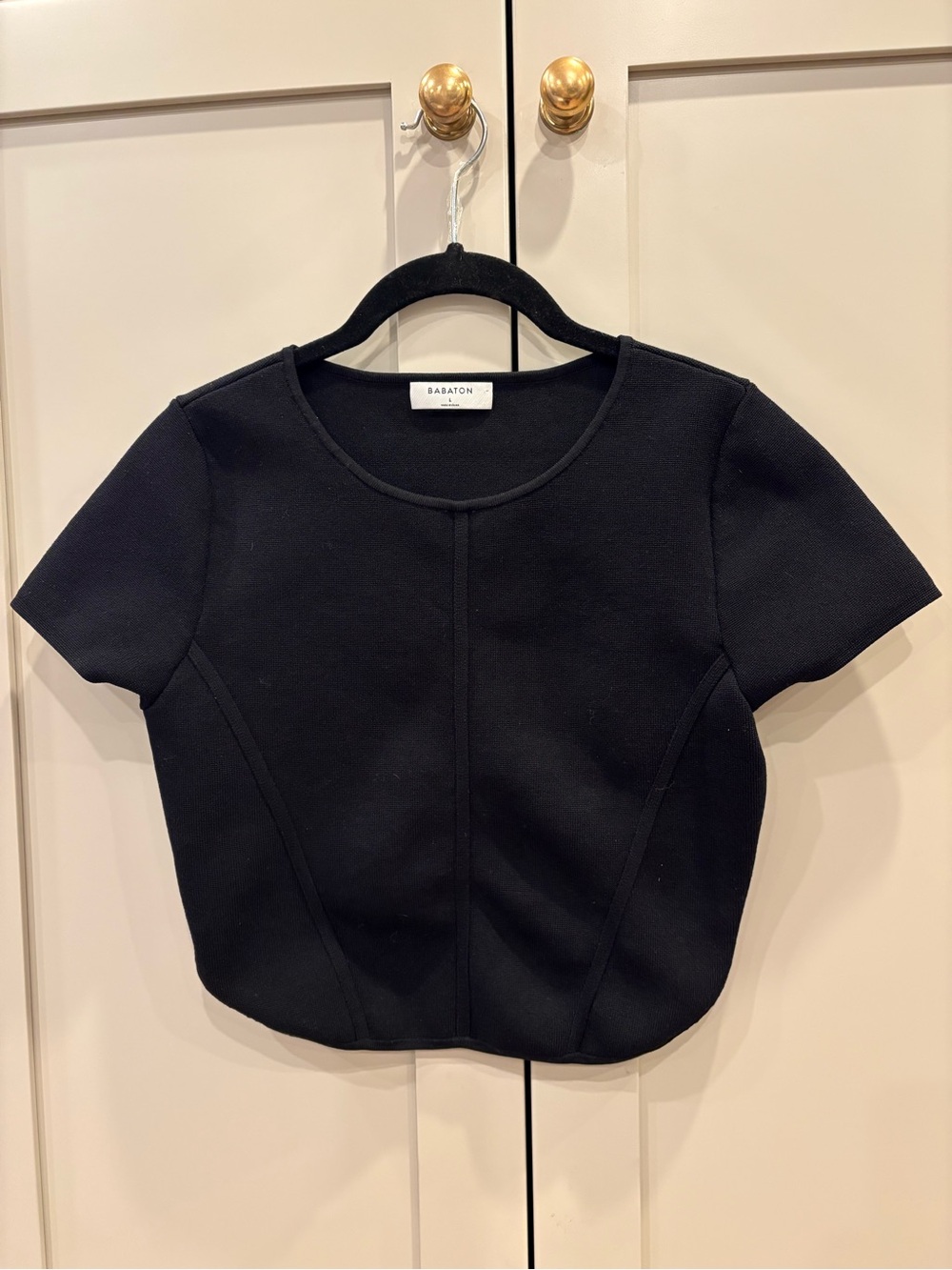 Babaton Short Sleeve Sculpted Tee SZ Large